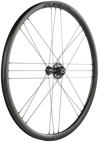 Campagnolo Zonda GT Front Wheel - 700c, 12 x 100mm, Center-Lock, 2-Way Fit, Black
