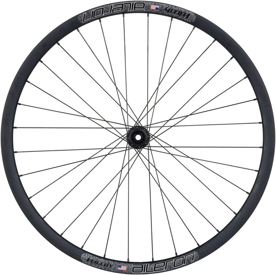 Quality Wheels Bear Pawls / Velocity Aileron Front Wheel - 700c, 12 x 100mm, Center-Lock, Black