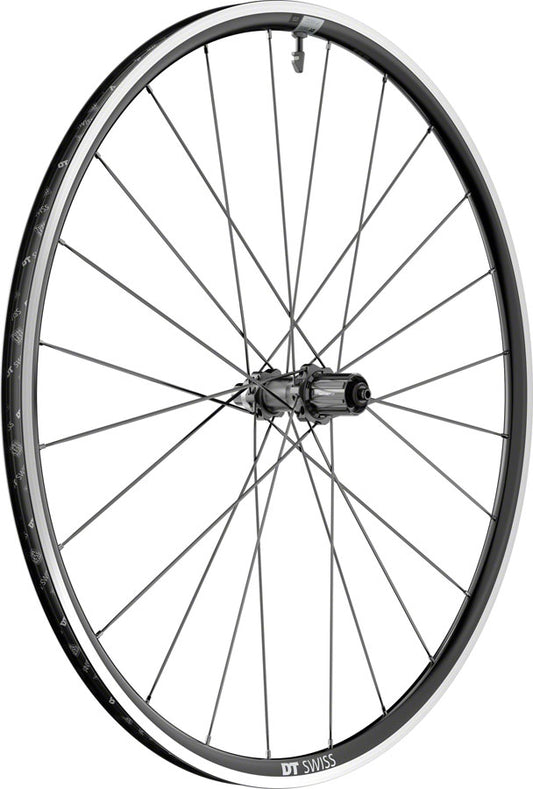 DT Swiss P 1800 Spline Rear Wheel - 700, QR x 130mm, Rim Brake, HGR11, Ratchet LN 18, Black
