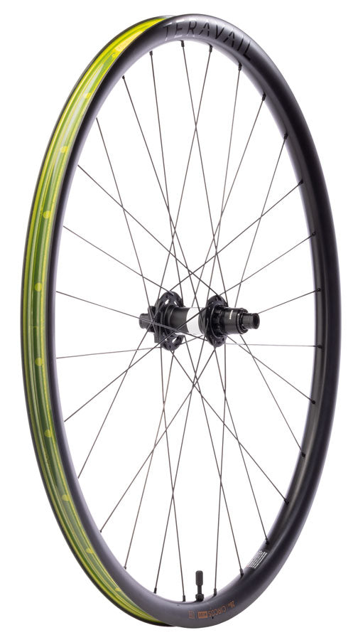 Teravail Circos Wide Gravel Rear Wheel - 32", 12 x 148mm Boost, 6-Bolt, XD, Carbon, DT350, 28H