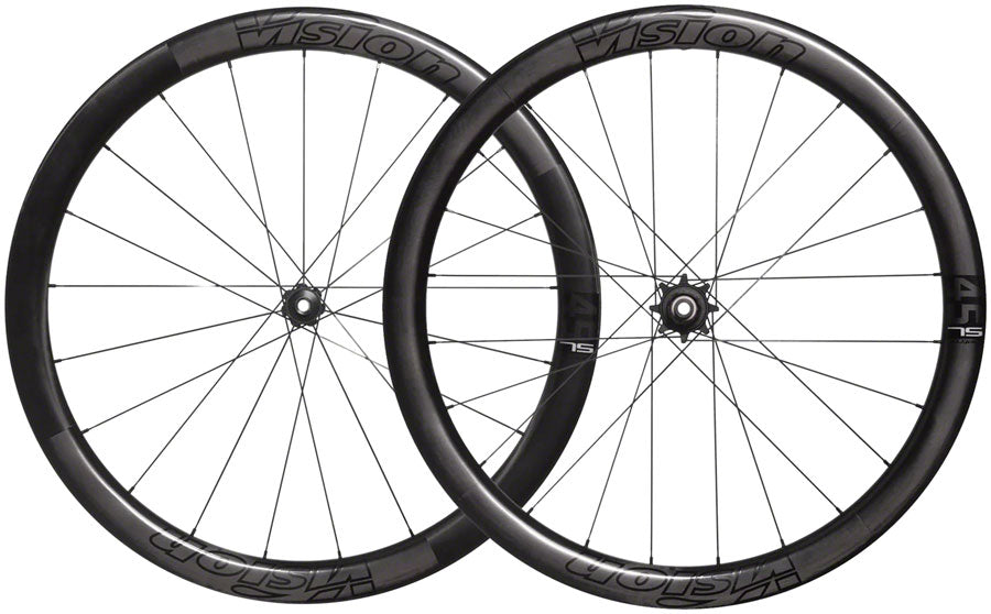 Vision Metron 45 SL TL Disc Wheelset - 700, 12x100mm/12x142mm, Center-Lock, XDR, Black