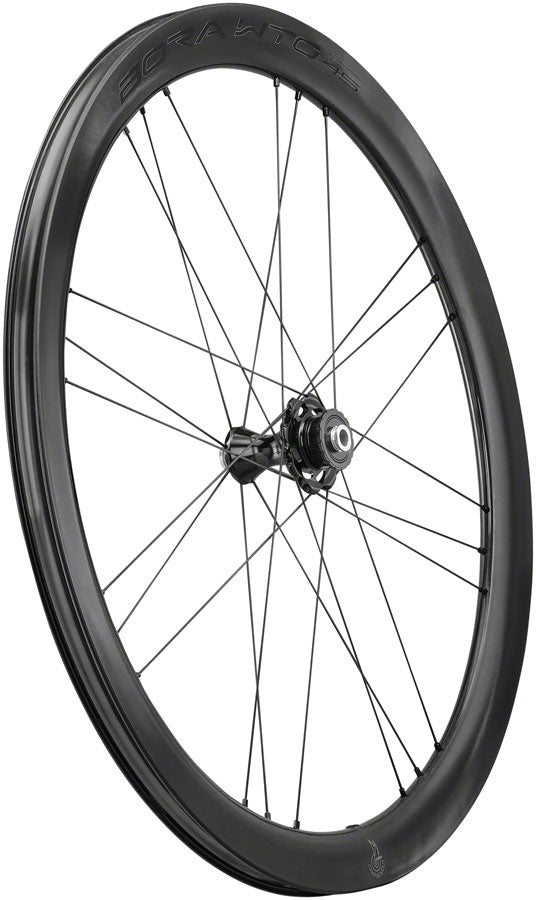 Campagnolo Bora WTO 45 C23 Front Wheel - 700c, QR x 100mm, Center-Lock, 2-Way Fit, Carbon