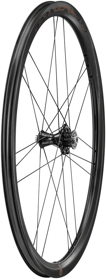 Campagnolo Bora Ultra WTO 35 C23 Front Wheel - 700c, 12 x 100mm, Center-Lock, 2-Way Fit, Carbon