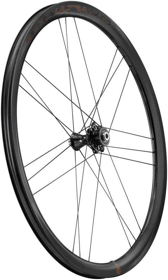 Campagnolo Bora Ultra WTO 35 C23 Front Wheel - 700c, 12 x 100mm, Center-Lock, 2-Way Fit, Carbon
