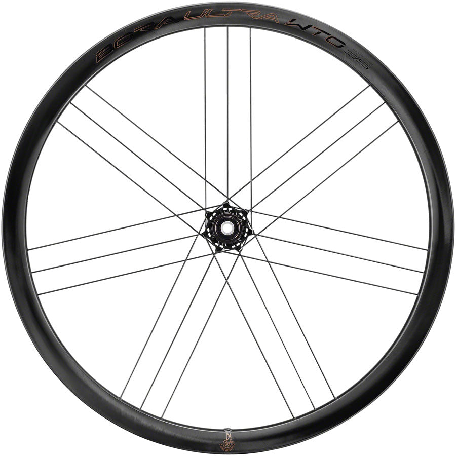 Campagnolo Bora Ultra WTO 35 C23 Front Wheel - 700c, 12 x 100mm, Center-Lock, 2-Way Fit, Carbon