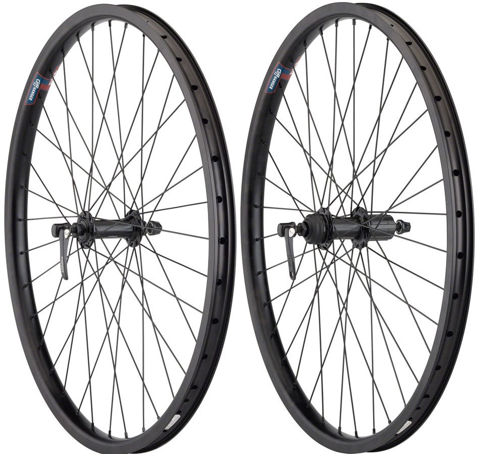 Heavy Duty Velocity Cliffhanger 26" Rim Brake Mountain Bike MTB Wheelset QR