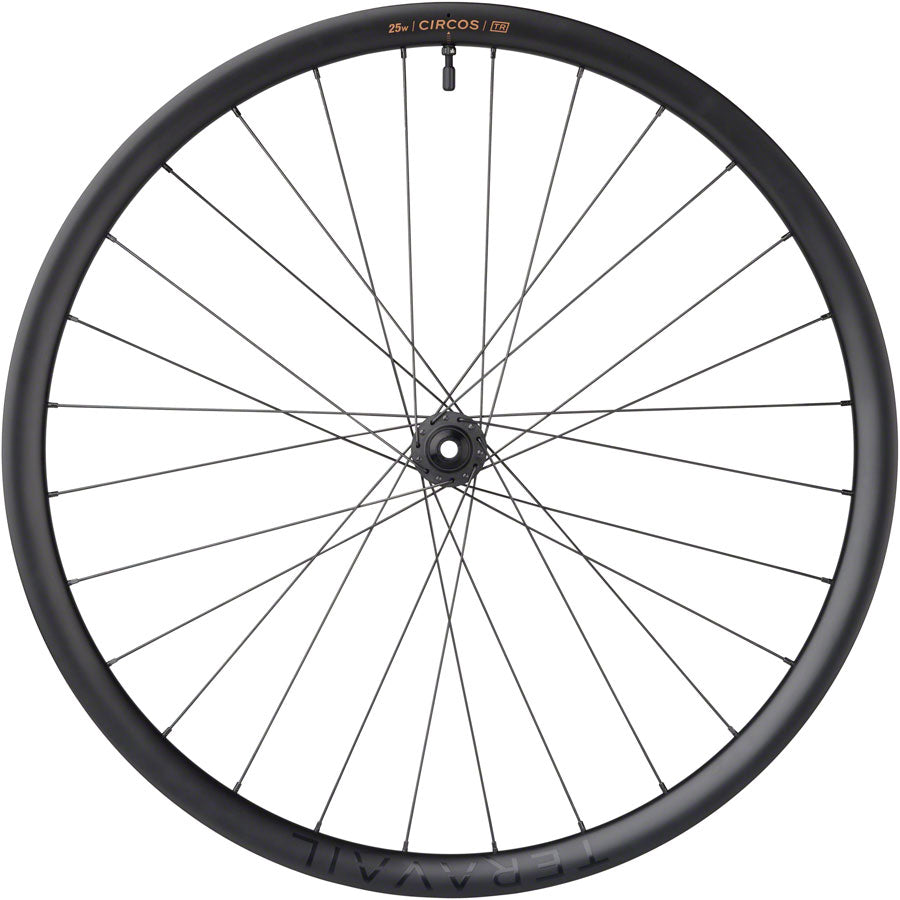 Teravail Circos Gravel Front Wheel - 700, 12 x 100mm, Center-Lock, Carbon, DT350