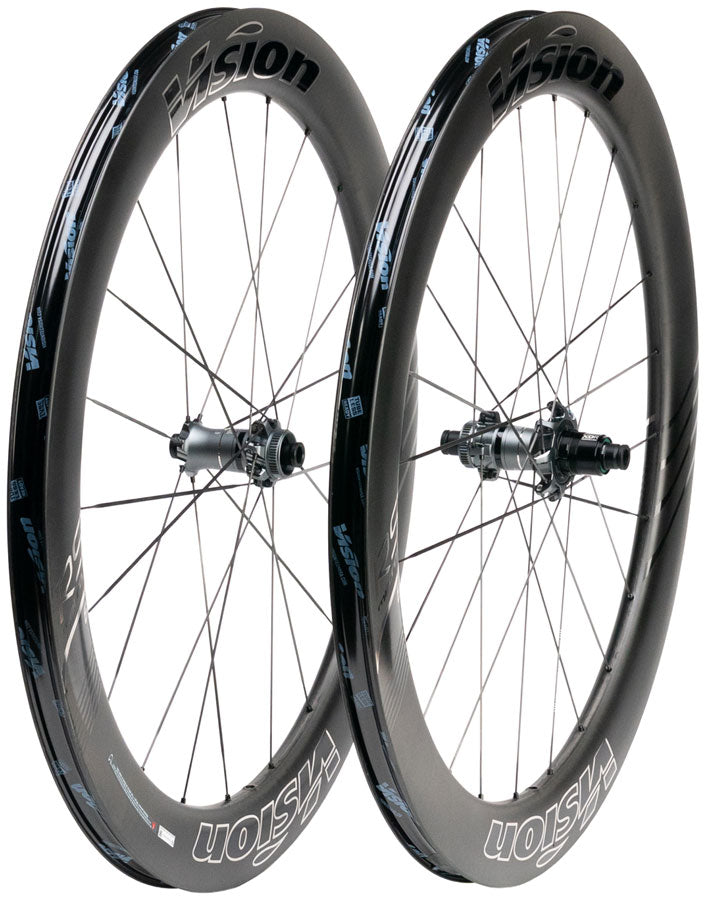 Vision Metron RS 60 Silver Edition Wheelset - 700, 12 x 100mm/12 x 142mm, Center-Lock, XDR, Carbon, Black
