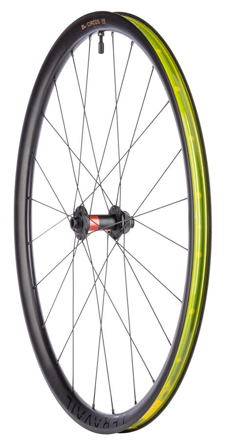 Teravail Circos Gravel Front Wheel - 700, 12 x 100mm, Center-Lock, Carbon, DT240, 24H