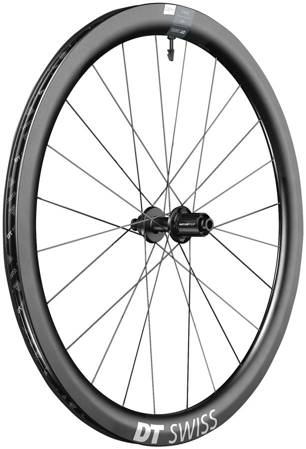 DT Swiss ERC 1400 DiCut 45 Rear Wheel - 700, 12 x 142mm, Center-Lock, HG11 Road/XDR, Ratchet EXP 36, Black