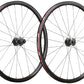 Vision Team i23 Aero Gravel Wheelset, 700c, 24H Front/Rear, Tubeless Ready, Centerlock Disc, TA12 HG11