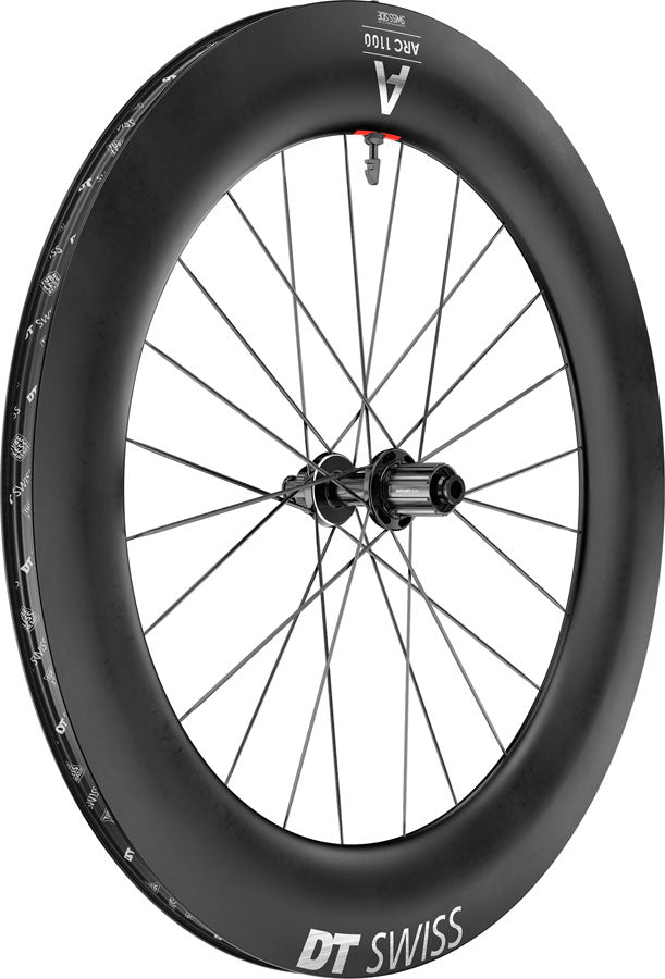 DT Swiss ARC 1100 DiCut 85 Rear Wheel - 700, 12 x 142mm, Center-Lock, HG11 Road/XDR, Ratchet EXP 36, Black