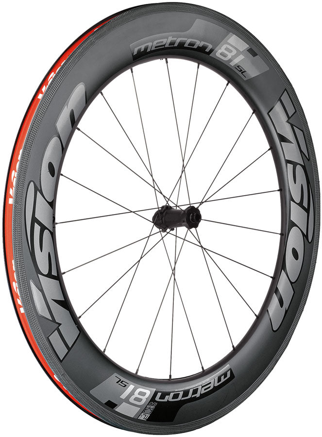 Vision Metron 81 TL Front Wheel, Tubeless 700c, 21H Spoke Count, Disc Brake, Center Lock Rotor Mount – Black