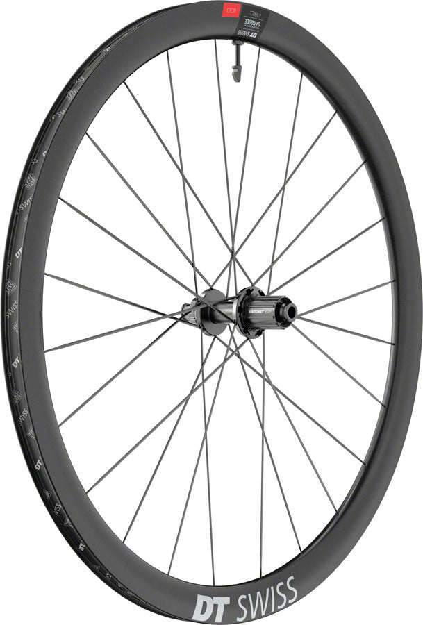 DT Swiss ARC 1100 DiCut 38 Rear Wheel - 700, 12 x 142mm, Center-Lock, HG11 Road/XDR, Ratchet EXP 36, Black