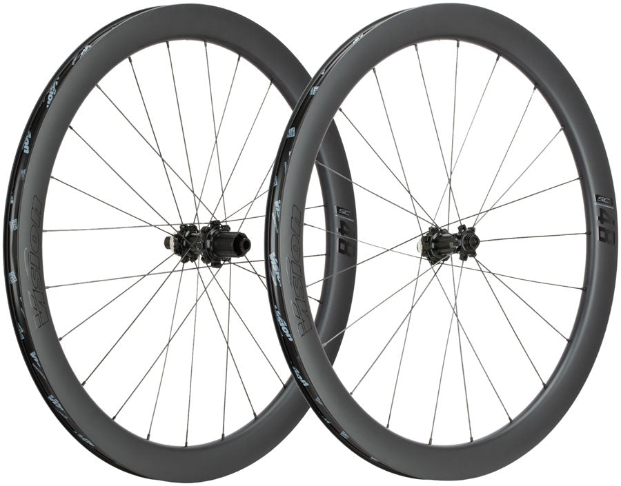 Vision SC48 i25 Wheelset - 700, 12 x 100mm/12 x 142mm, Center-Lock, HG 11/12, Carbon, Black