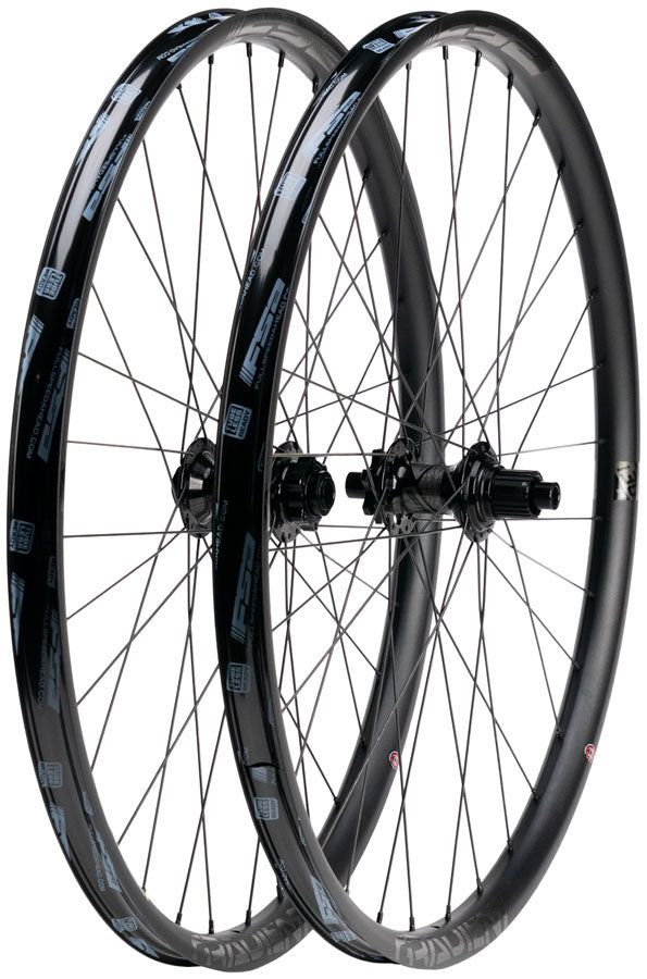 Full Speed Ahead Gradient i30 Alloy Wheelset - 29", 15 x 110mm/12 x 148mm, 6-Bolt, Micro Spline, Black