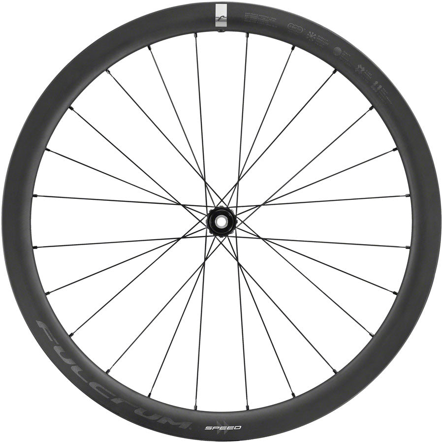Fulcrum Speed 42 Front Wheel - 700, 12 x 100mm, CenterLock, Black