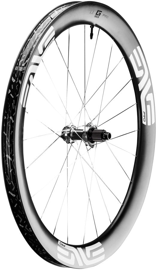 ENVE Composites G SES 4.5 Pro Rear Wheel - 700, 12 x 142, Center-Lock, HG 11 Road, Innerdrive 60pt, Black/White