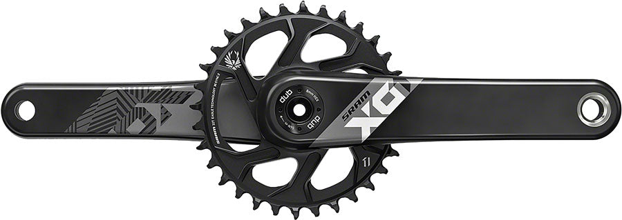 SRAM X01 Eagle Carbon Boost Crankset - 175mm, 12-Speed, 32t, Direct Mount, DUB Spindle Interface, Black