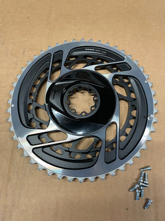 *NEW TAKE-OFF* Sram Red AXS 48/35T 8-Bolt Direct Mount Chainring Gray