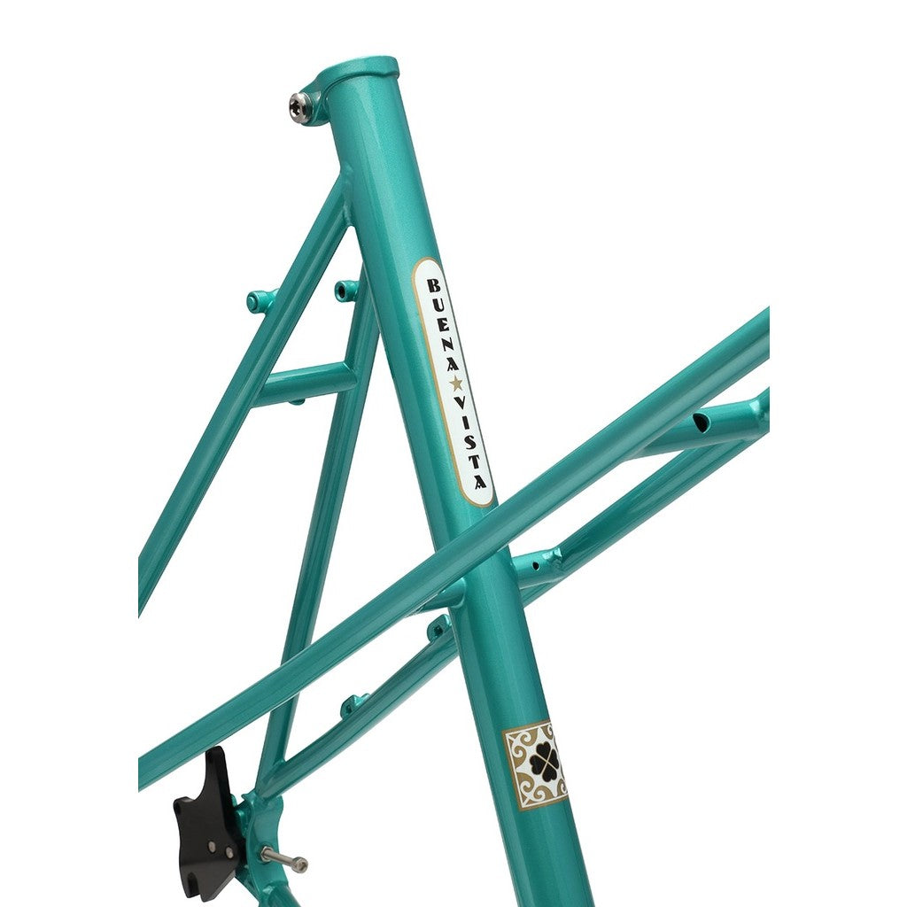 Soma Buena Vista Disc Mixte Steel Frameset Frame & Fork Teal Metallic