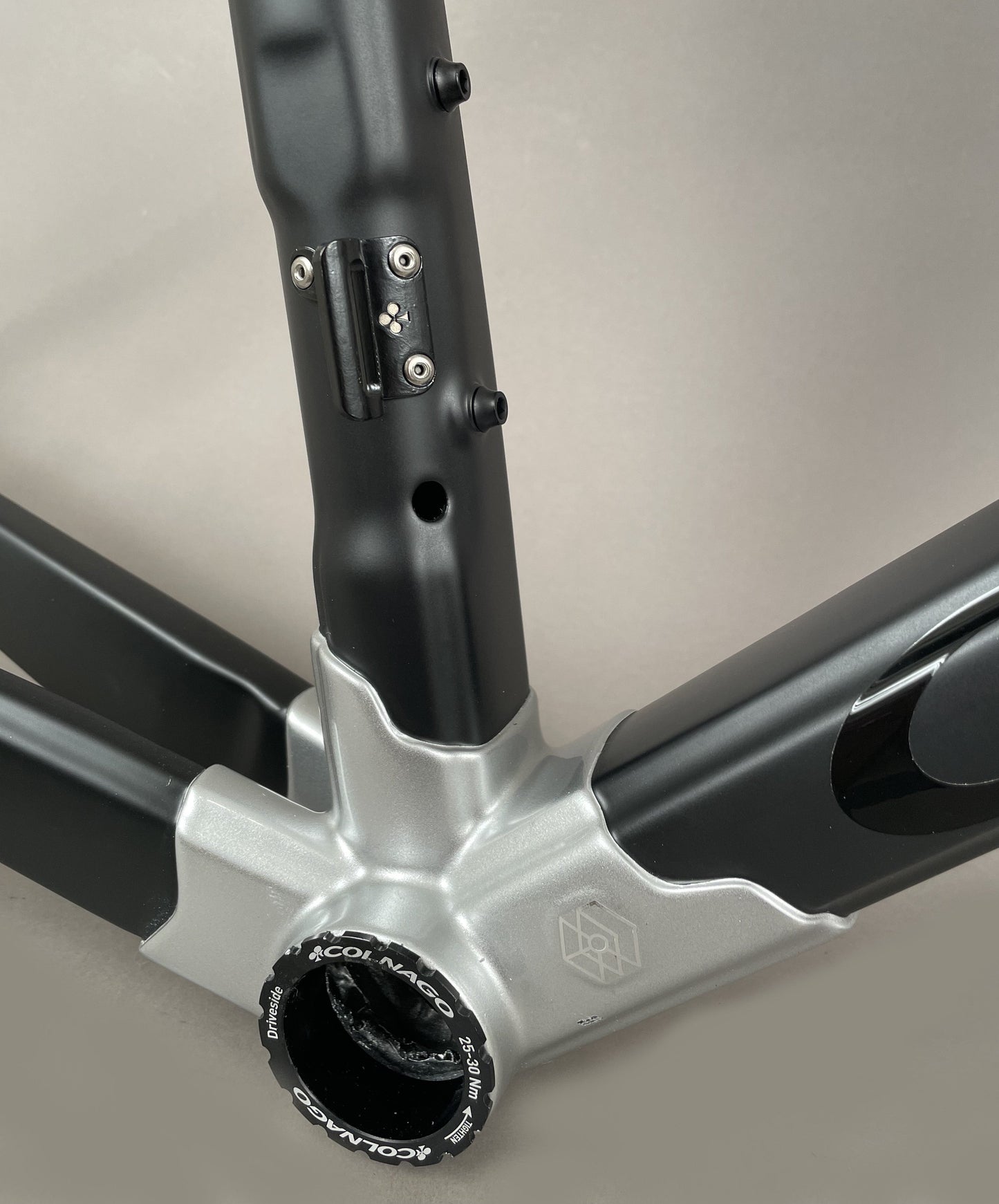 Colnago C64 Disc Brake Frame and Fork PJSL Matte Black Silver Lugs 52S