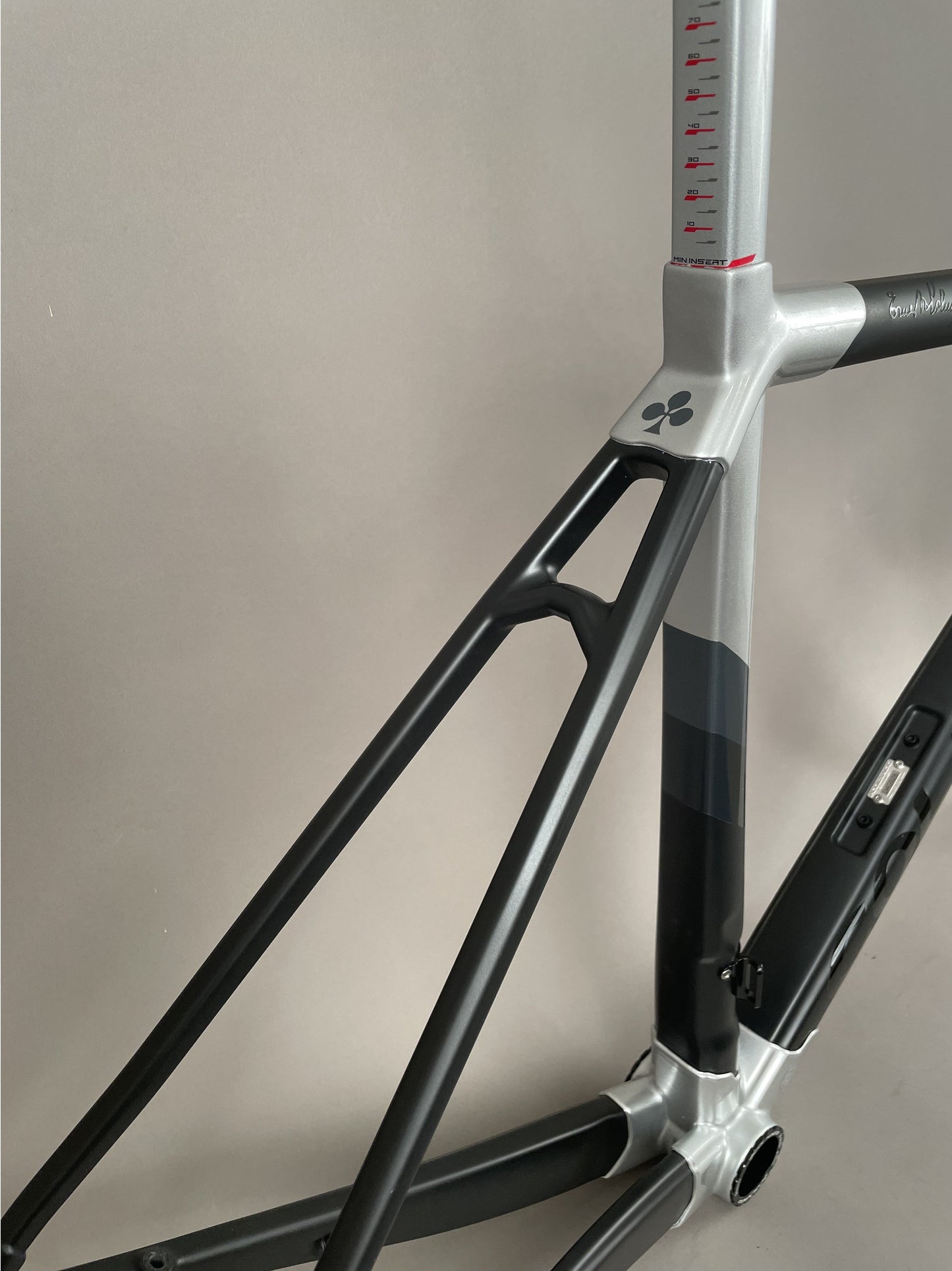 Colnago C64 Disc Brake Frame and Fork PJSL Matte Black Silver Lugs 52S