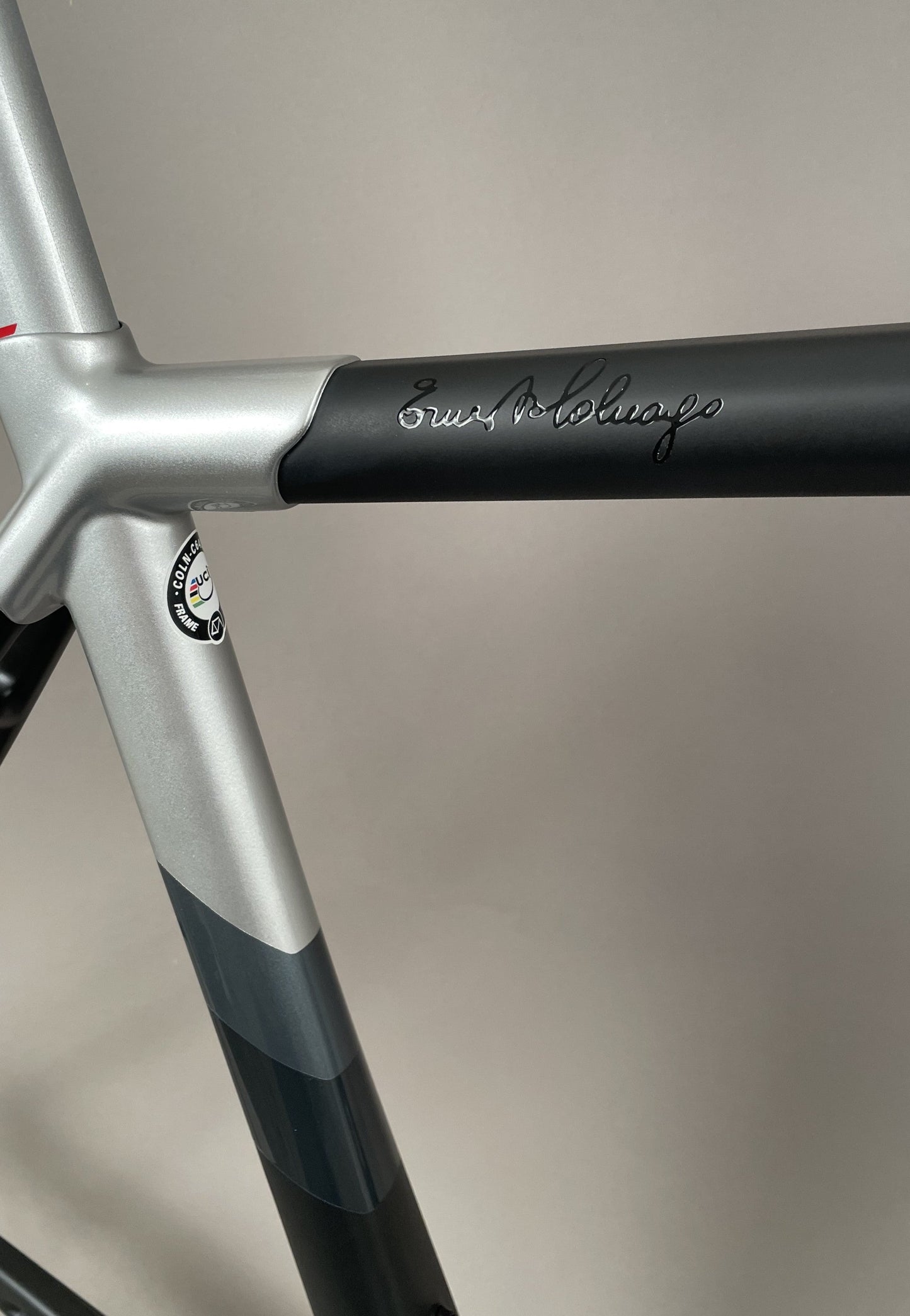 Colnago C64 Disc Brake Frame and Fork PJSL Matte Black Silver Lugs 52S