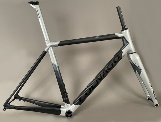 Colnago C64 Disc Brake Frame and Fork PJSL Matte Black Silver Lugs 52S