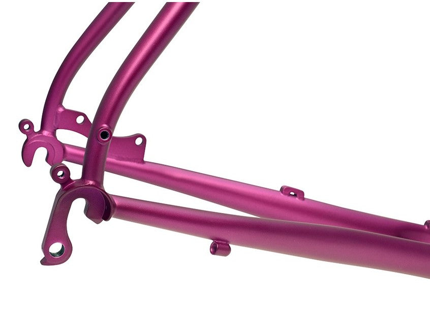 Soma Double Cross Disc Steel Gravel Touring Bike Frame Matte Purple Size 60cm