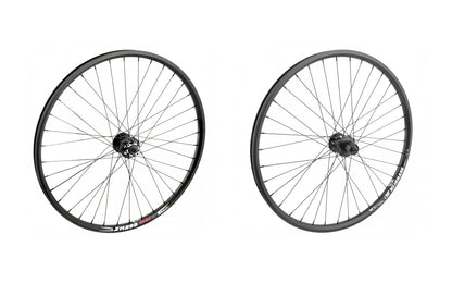 Wheelset composite - 640165 640168 - Weinmann XM280 Disc 26" MTB Disc Black Double Wall Wheelset, Disc Brake, 6-Bolt - Cassette