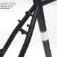 New Albion Privateer Road Touring Gravel Commuter Bike Rim Brake Frame Matte Black