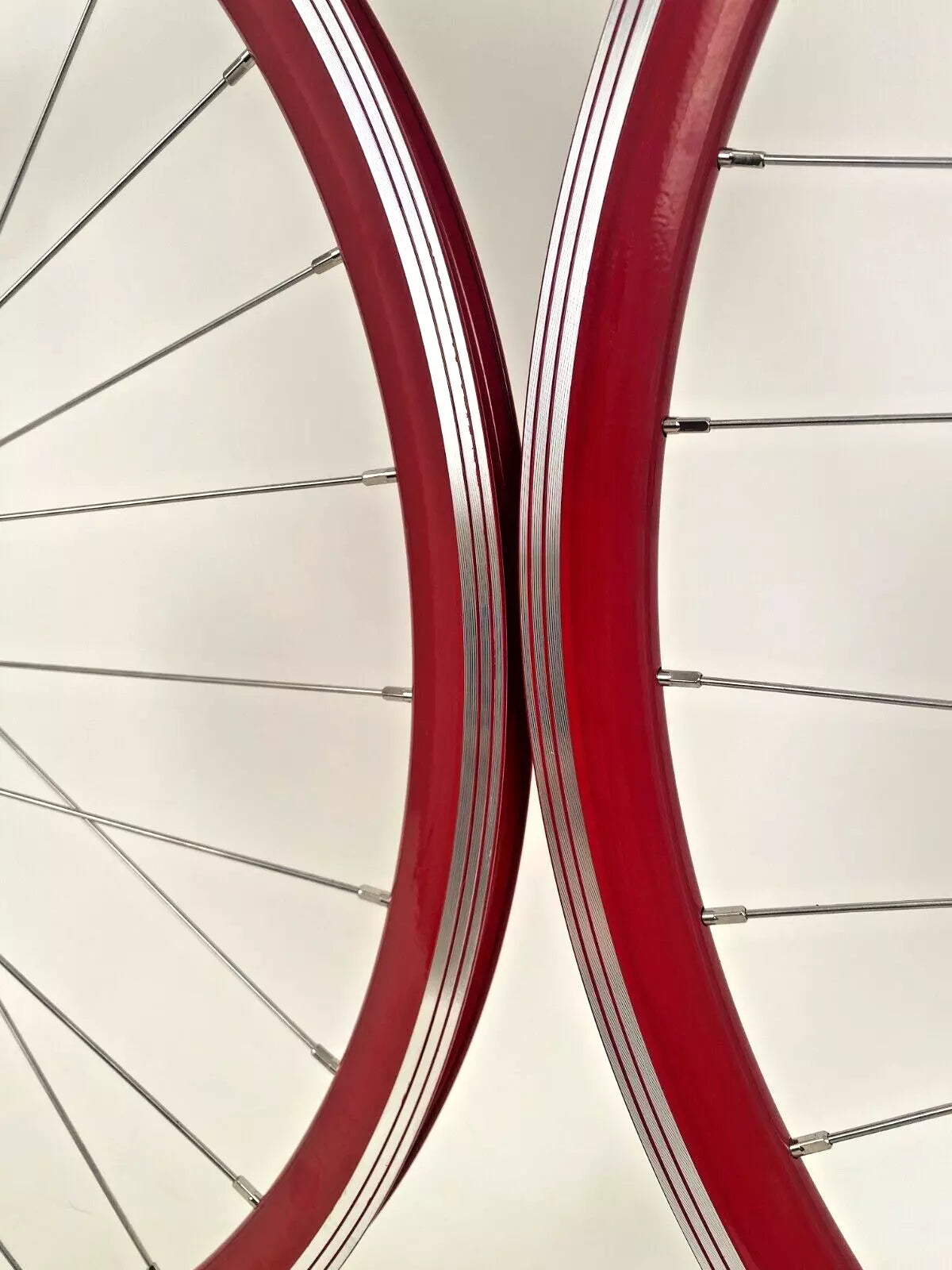 Detroit Bikes Single Speed Red Wheelset 700c 32 Spoke 17t Freewheel