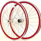 Detroit Bikes Single Speed Red Wheelset 700c 32 Spoke 17t Freewheel