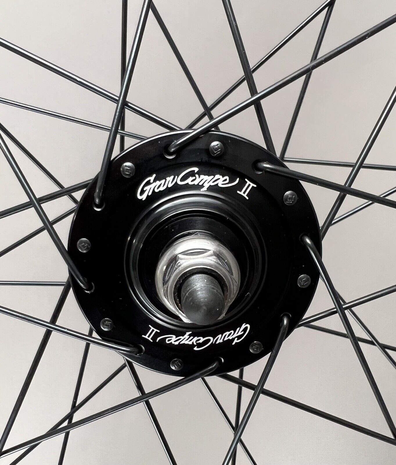 H Plus + Son SL42 Black Fixed Gear Wheelset Gran Compe Hubs