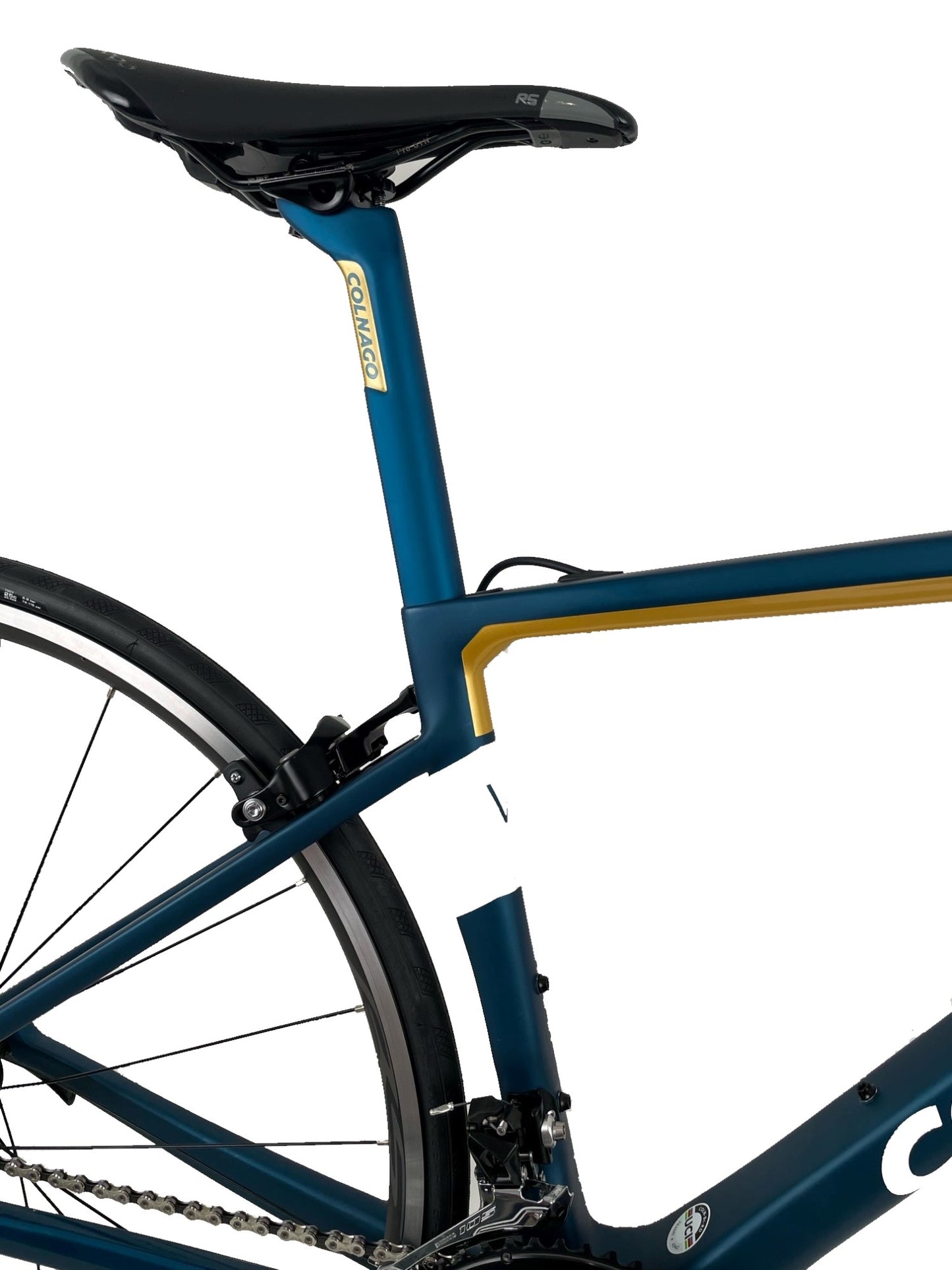 Colnago V3 Carbon Road Bike Shimano 105 Groupset Rim Brakes MKBL Blue Gold