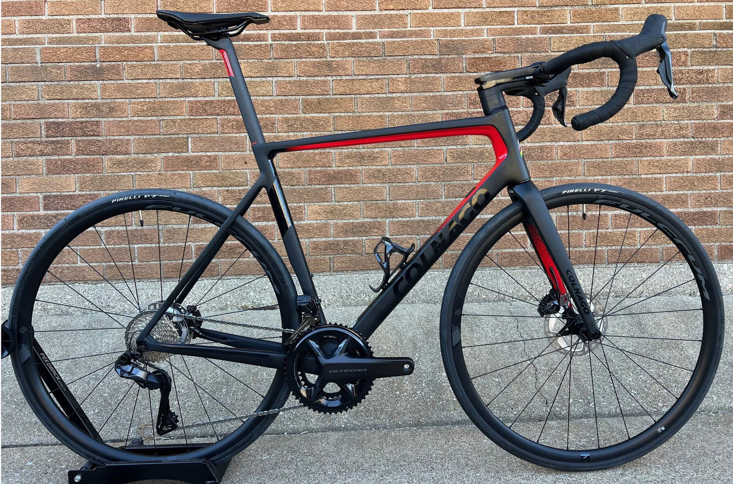 Colnago V3 Shimano R8170 Ultegra Di2 12 Speed Disc Brake Road Bike MKBR Black & Red 54s