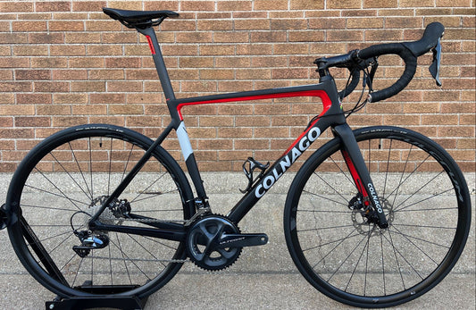 Colnago V3 Shimano Ultegra 8020 11 Speed Disc Brake Carbon Road Bike MKRD Black & Red 52s