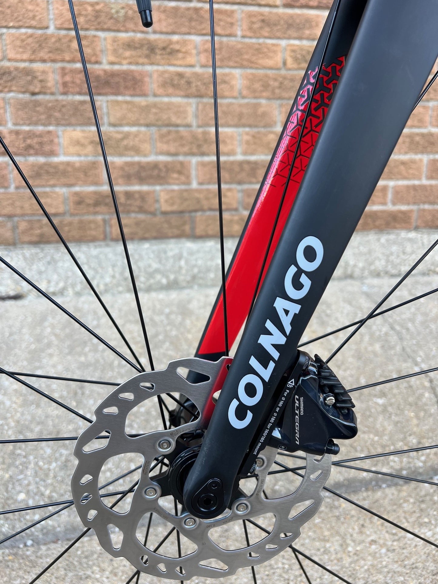 Colnago V3 Shimano Ultegra 8020 11 Speed Disc Brake Carbon Road Bike MKRD Black & Red 52s
