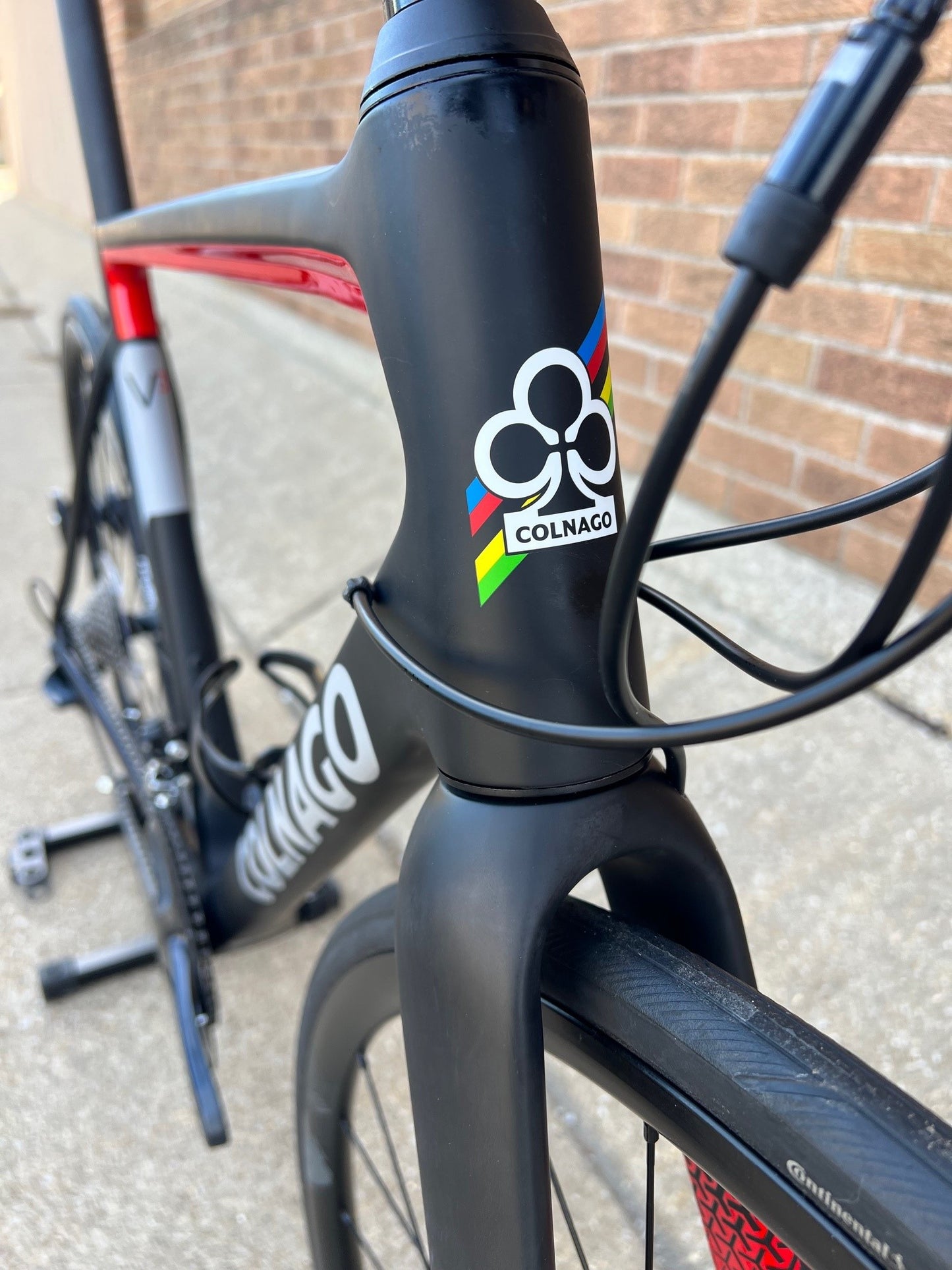 Colnago V3 Shimano Ultegra 8020 11 Speed Disc Brake Carbon Road Bike MKRD Black & Red 52s