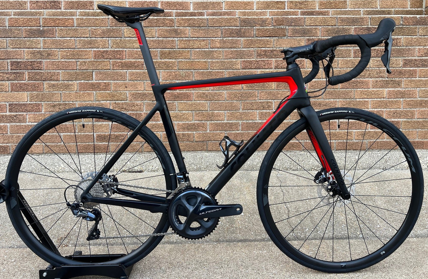 Colnago V3 Shimano R8020 Ultegra 11 Speed Disc Brake Road Bike MKBR Black & Red 50s