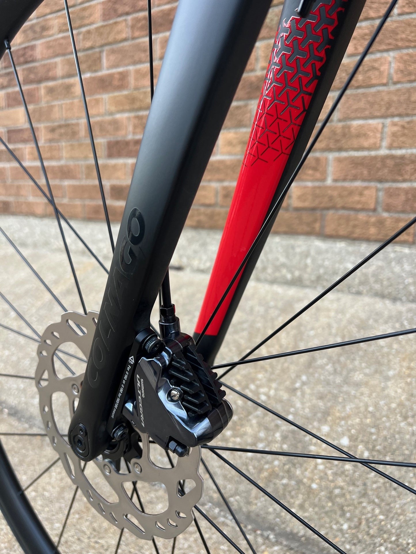 Colnago V3 Shimano R8020 Ultegra 11 Speed Disc Brake Road Bike MKBR Black & Red 50s