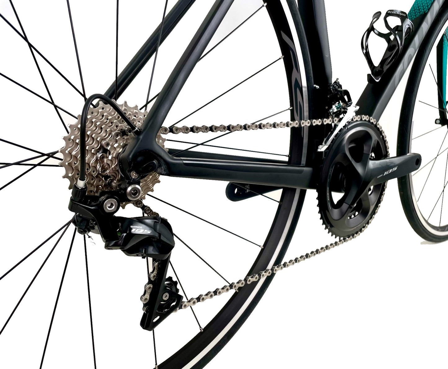 Colnago V3 Carbon Road Bike Shimano 105 Groupset Rim Brakes MKGR Black Green