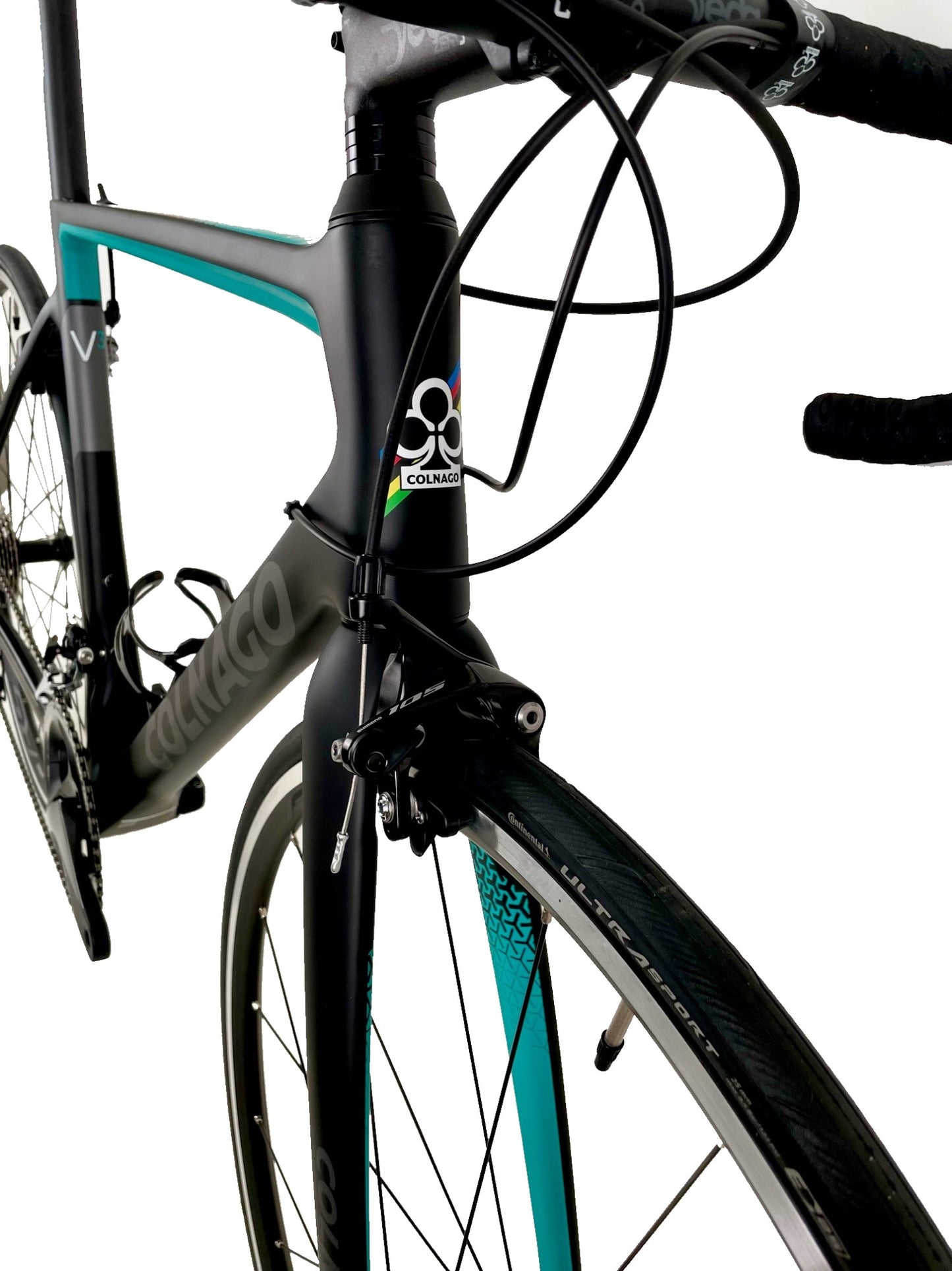 Colnago V3 Carbon Road Bike Shimano 105 Groupset Rim Brakes MKGR Black Green