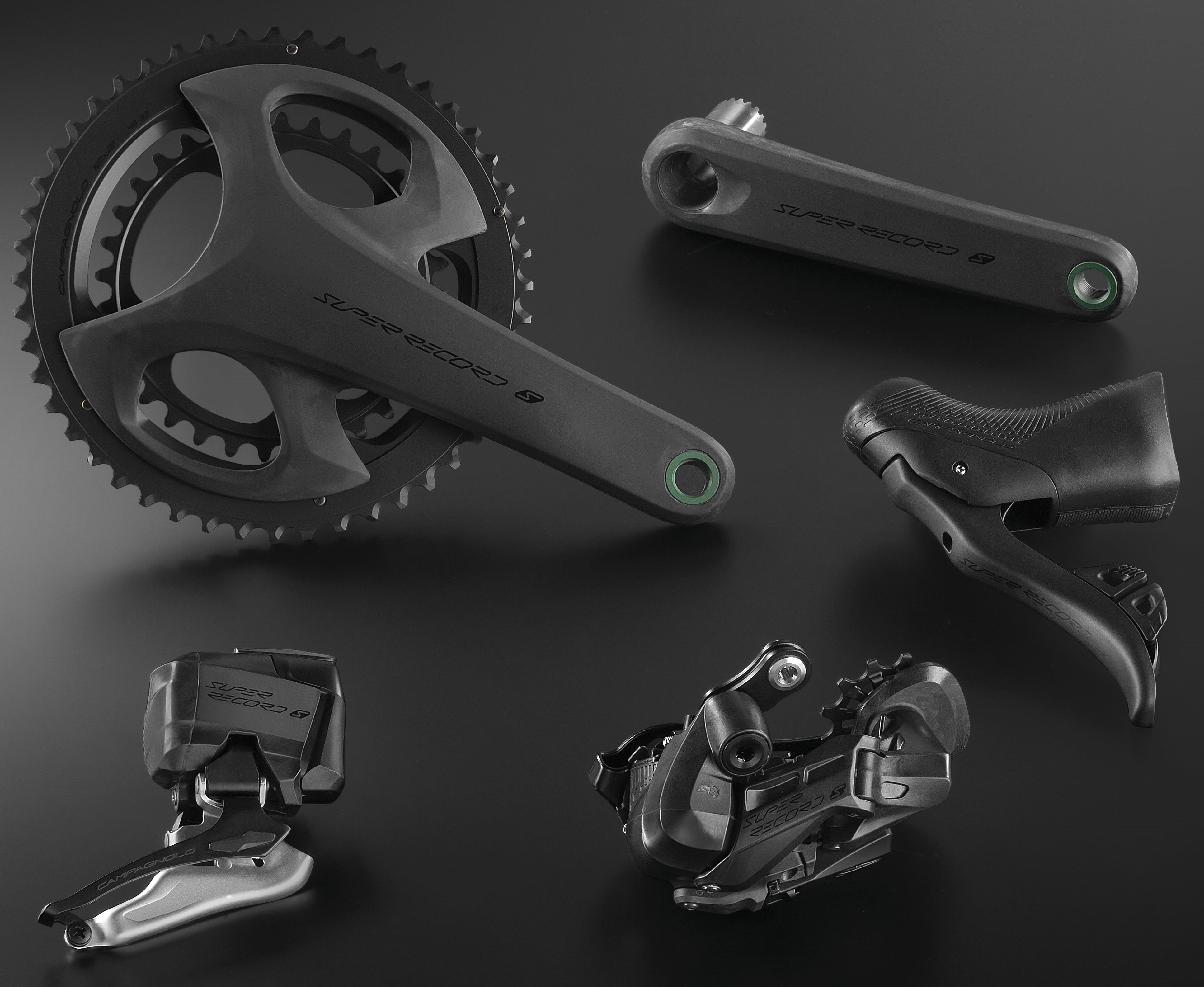 Campagnolo Super Record Wireless S Matte Black 12 Speed Hydraulic