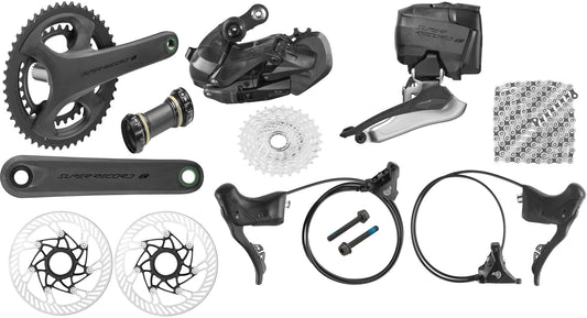 Campagnolo Super Record Wireless S Matte Black 12 Speed Hydraulic Disc Brake Complete Groupset