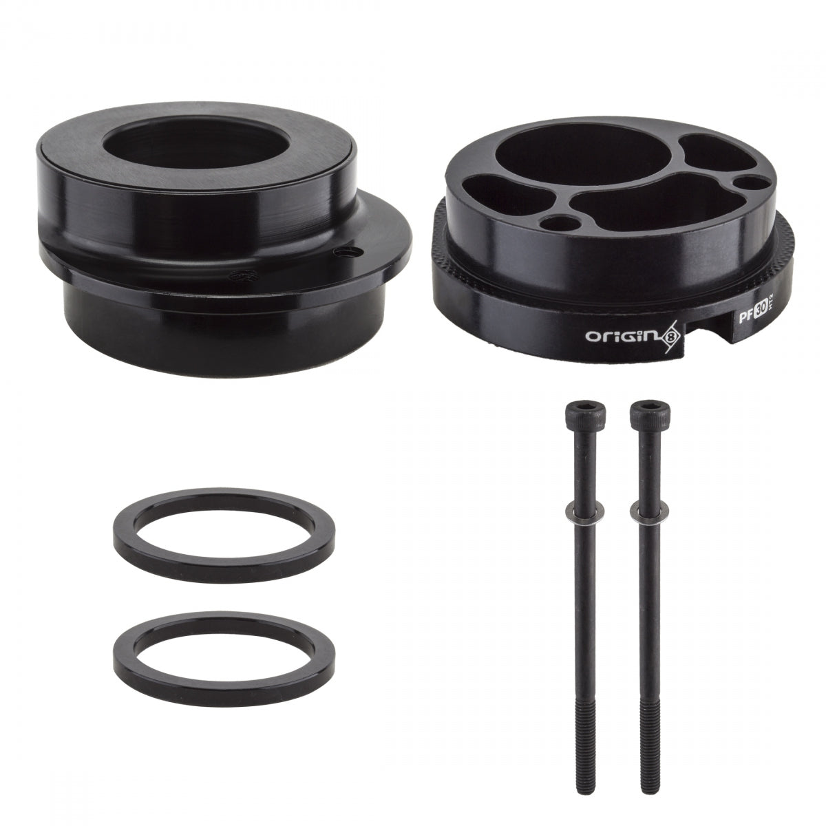 Origin8 Revolvr Eccentric Adapter to Shimano Road/MTB Black with Spa Black