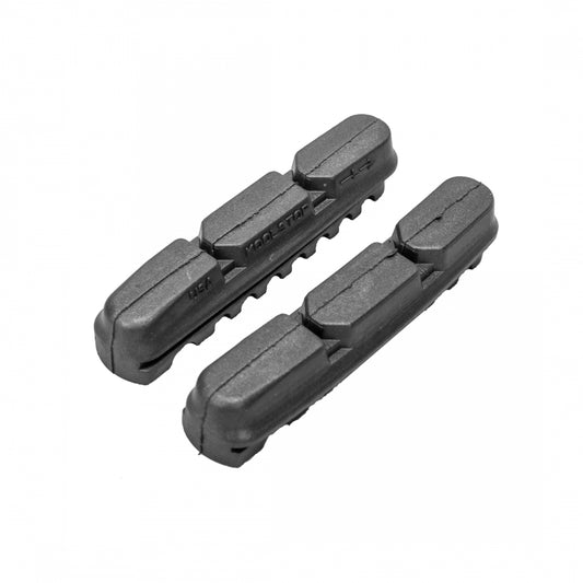 Kool Stop Dura 2 Road Pad Inserts, Pair, Carbon Fiber, Black