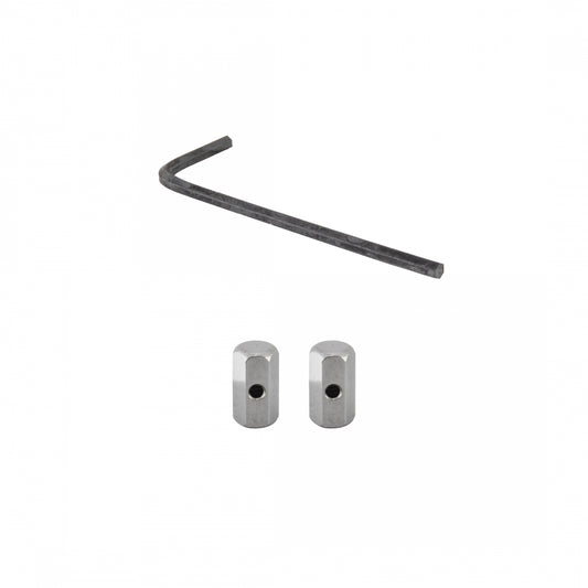 Odyssey Knarps Cable Ends, 1 Pair, Silver