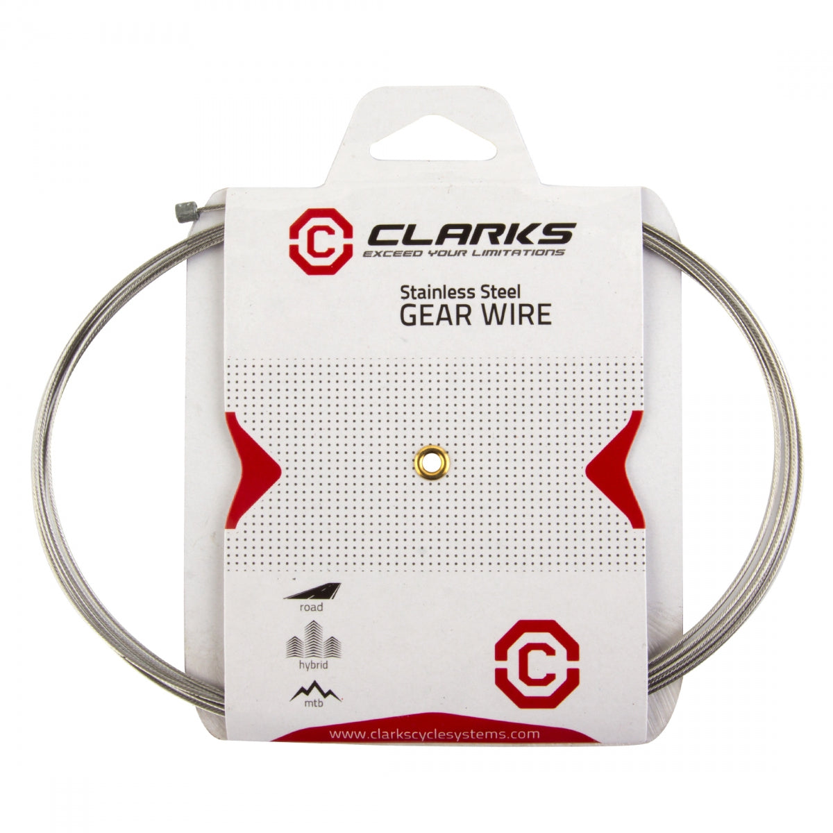 Clarks MTB Gear Wire, Stainless Steel, 1.1x2275mm